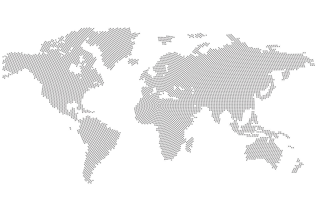 Decorative world map background
